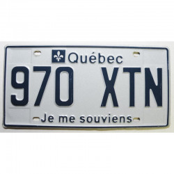 Plaque d Immatriculation Canada Quebec 1990 ( 773 )