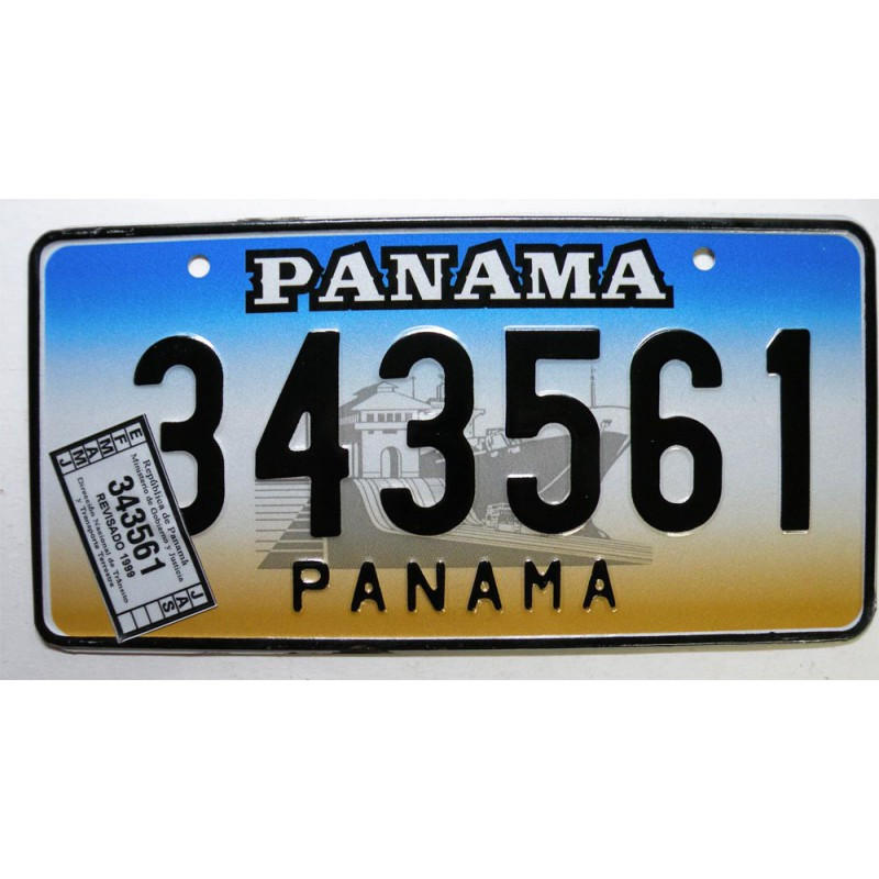 Plaque d Immatriculation Panama 1999 ( 1273 )