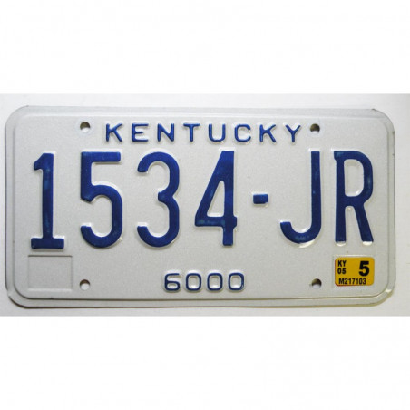 Plaque d Immatriculation USA - Kentucky 2005  ( 1153 )