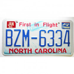 Plaque d Immatriculation USA - North Carolina 1990 ( 071 )