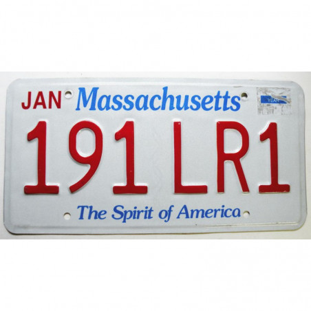 Plaque d Immatriculation USA - Massachusetts ( 230  )