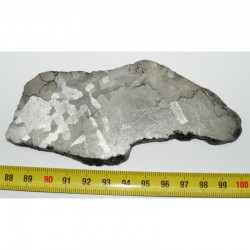 Tranche polis de Meteorite Campo del Cielo avec structures de Widmanstätten ( 180 grs - 016 )