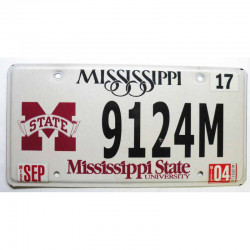 Plaque d Immatriculation USA - Mississippi  ( 895 )