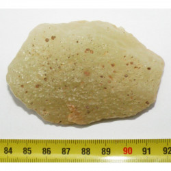 verre libyque LDG ( meteorite -Tectite - 84 grs - 068 )