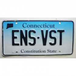 Plaque d Immatriculation USA - Connecticut ( 369 )