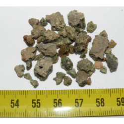 lot de trinitites tectite de bombe atomique ( 5.0 grs -  090 )