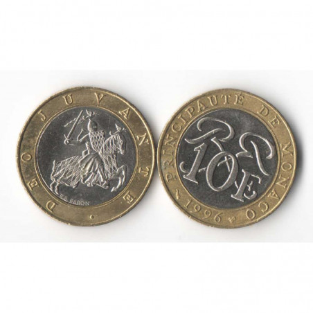 10 Francs 1996 Monaco Rainier III
