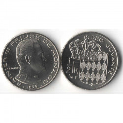 1/2 Francs 1975 Monaco Rainier III