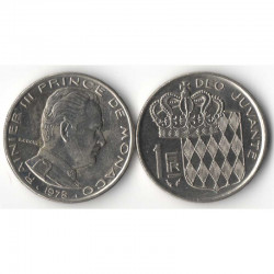 1 Francs 1978 Monaco Rainier III