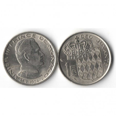 1 Francs 1974 Monaco Rainier III