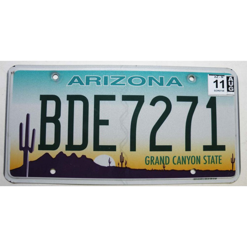 Plaque d Immatriculation USA - Arizona - 2011 ( 356 )
