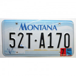 Plaque d Immatriculation USA - Montana - 2004 ( 1235 )
