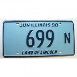 Plaque d Immatriculation USA - Illinois 1990 ( 1310 )