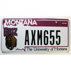 Plaque d Immatriculation USA - Montana ( 1330 )