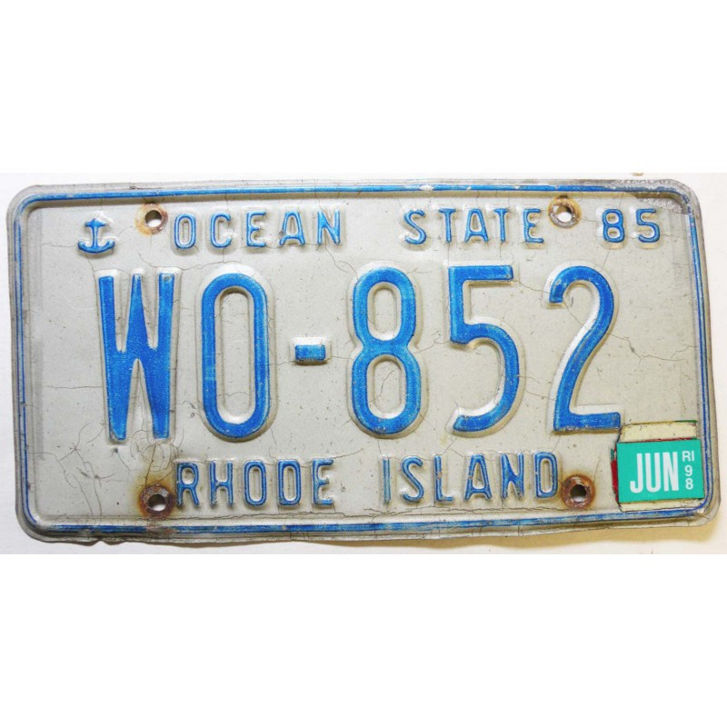 Plaque d Immatriculation USA - Rhode Island 1998 ( 359 )