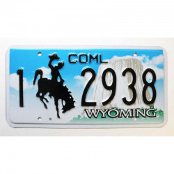 Plaque d Immatriculation USA - Wyoming  ( 1319 )