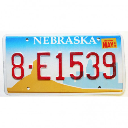 Plaque d Immatriculation USA - Nebraska 2002(  1324 )