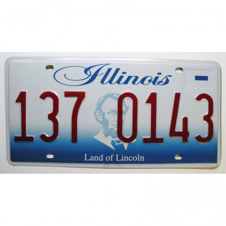 Plaque d Immatriculation USA - Illinois  ( 1281 )