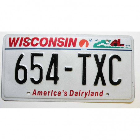Plaque d Immatriculation USA - Wisconsin ( 537 )
