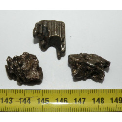 Lot 3 Meteorites Campo del Cielo ( 32.6 grs - 033 )