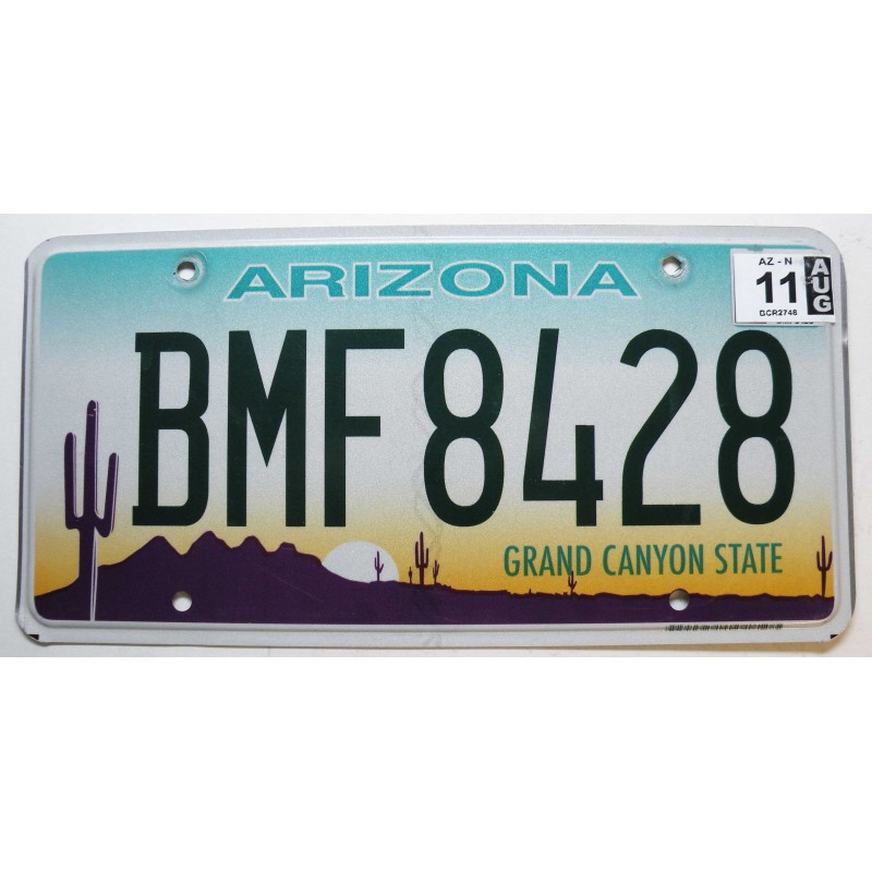 Plaque d Immatriculation USA - Arizona - 2011 ( 236 )
