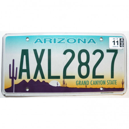 Plaque d Immatriculation USA - Arizona - 2011 ( 353 )