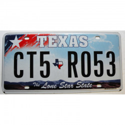 Plaque d Immatriculation USA - Texas ( 485 )