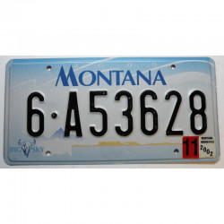 Plaque d Immatriculation USA - Montana - 2002 ( 1234 )
