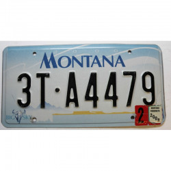 Plaque d Immatriculation USA - Montana - 2008 ( 1235 )