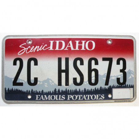 Plaque d Immatriculation USA - Idaho ( 1339 )
