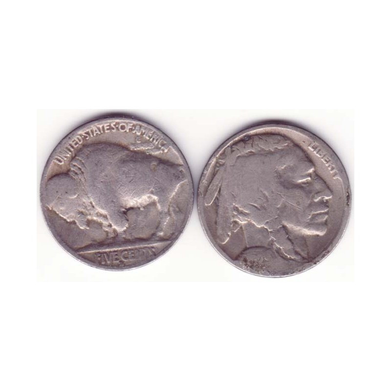 5 cents Nickel - USA Buffalo Indian Head 1929