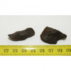 Lot de 2 Meteorite Canyon Diablo ( 18.70 grs- 023 )