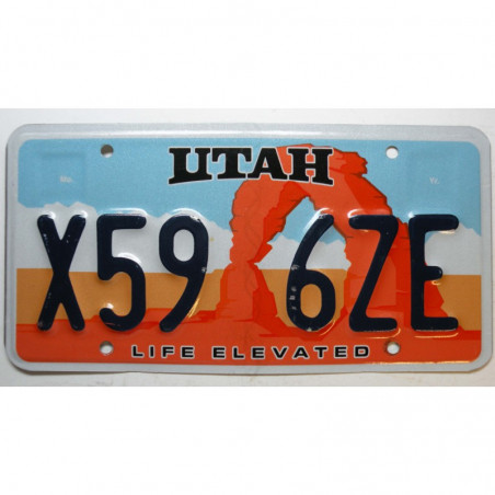 Plaque d Immatriculation USA - Utah ( 170 )