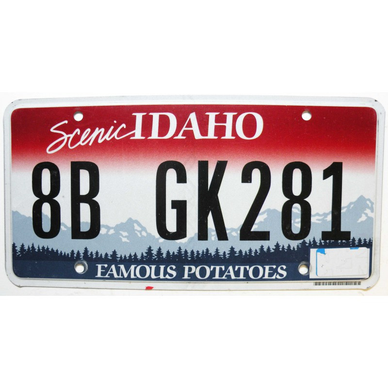 Plaque d Immatriculation USA - Idaho ( 422 )
