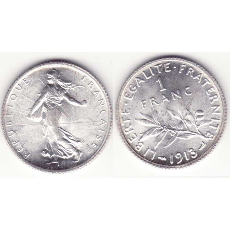 1 franc semeuse 1913 argent ( 003 )