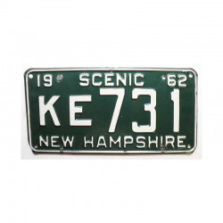 Plaque d Immatriculation USA - New Hampshire ( 202 )