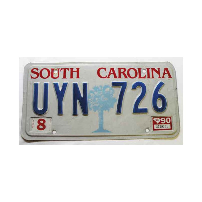 Plaque d Immatriculation USA - South Carolina ( 191 )