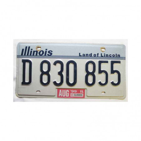 Plaque d Immatriculation USA - Illinois ( 176 )