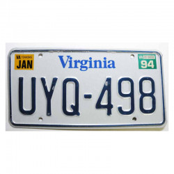 Plaque d Immatriculation USA - Virginia ( 221 )