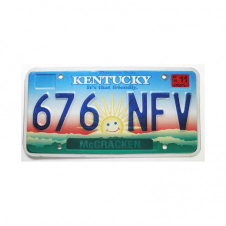 Plaque d Immatriculation USA - Kentucky ( 234 )