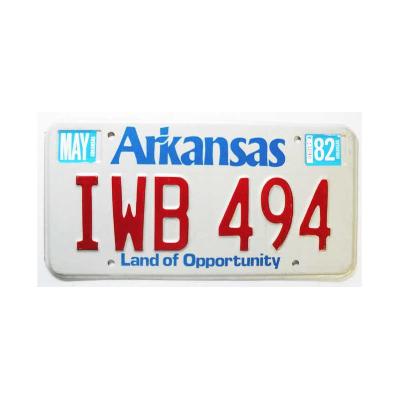 Plaque d Immatriculation USA - Arkansas ( 237 )