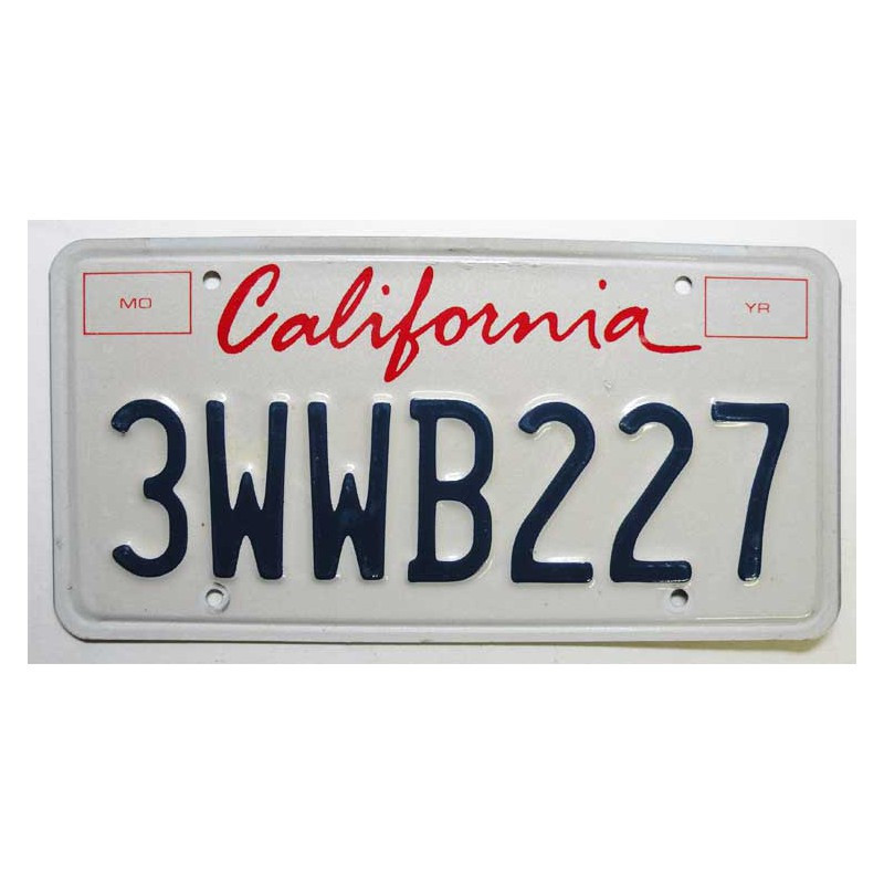 Plaque d Immatriculation USA - California ( 238 )