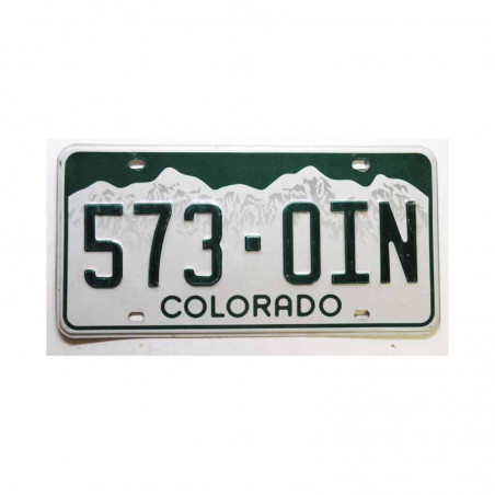 Plaque d Immatriculation USA - Colorado ( 239 )