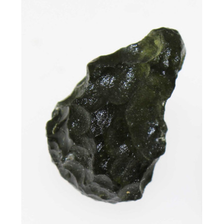 Pendentif asymétrique authentique Moldavite