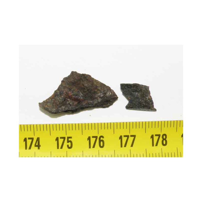 2 Meteorites Lahoma (  1.60 grammes - 007 )