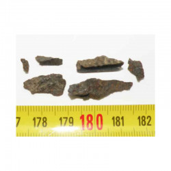 6 Meteorites Lahoma (  2.05 grammes - 010 )