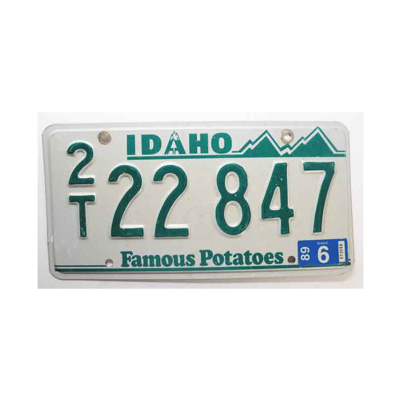 Plaque d Immatriculation USA - Idaho ( 249 )