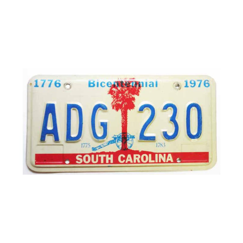 Plaque d Immatriculation USA - South Carolina ( 253 )