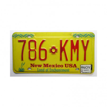 Plaque d Immatriculation USA - New Mexico ( 262 )