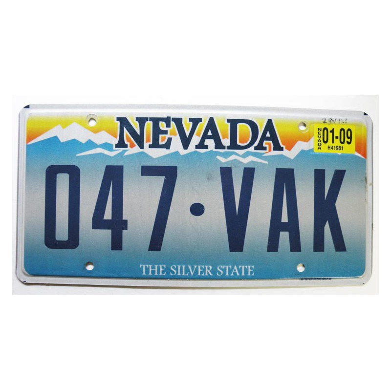Plaque d Immatriculation USA - Nevada ( 264 )